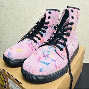 Dr. Martens Sheridan Rainbow Suede Boot